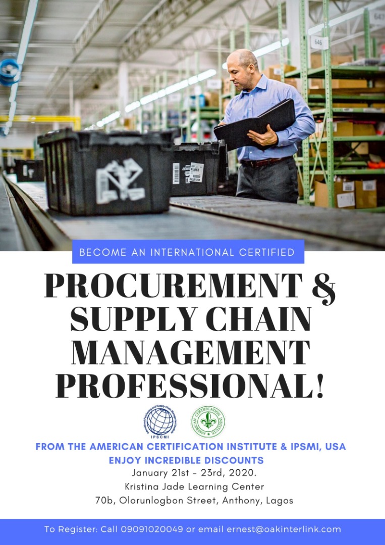 Procurement and Supply chain management certification course